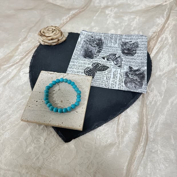 빈티지 터키석 밴딩 팔찌