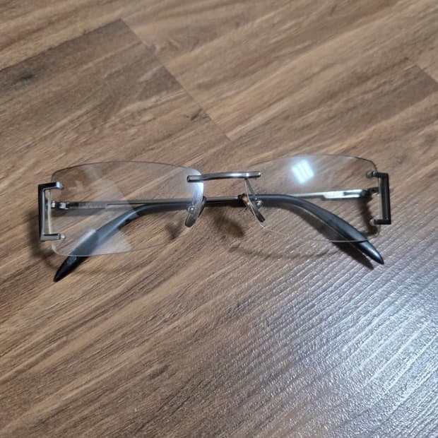 Exte 긱시크 스퀘어 무테 안경 [정품]