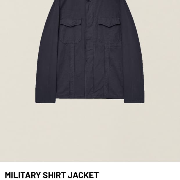 Ee MILITARY SHIRT JACKET