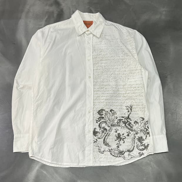  Roar 자수 레터링 그래픽 셔츠 y15028