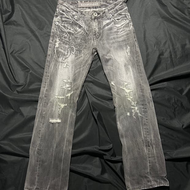 Buckaroo smoke wash tribal jeans