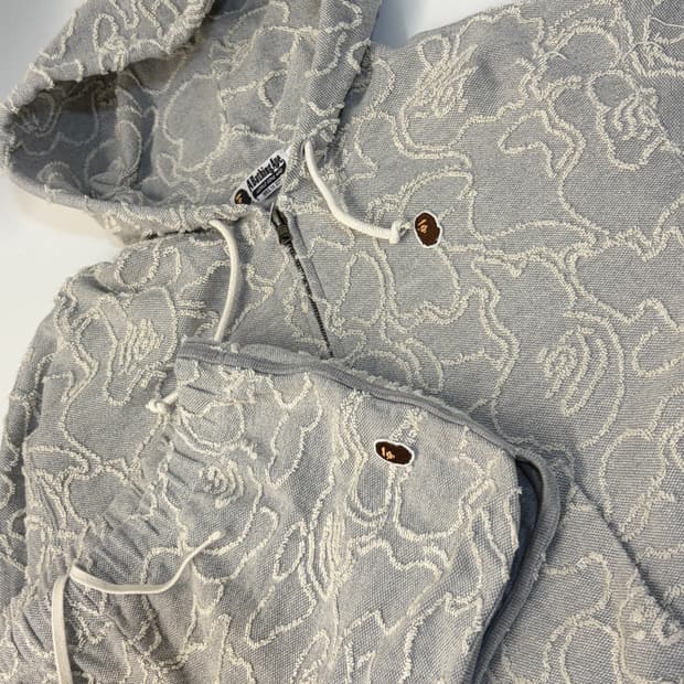 희귀매물, 셋업) 베이프 후드, 팬츠 셋업