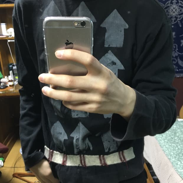 90's 꼼데가르송 다나카 옴므 모크넥 롱슬리브