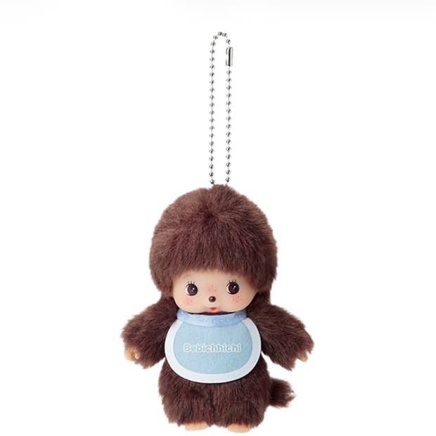 몬치치 베비치치 빅헤드 보이 키 체인 브라운