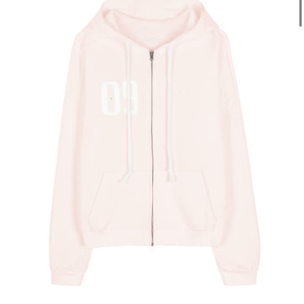 클리시 09 넘버링 후드 핑크