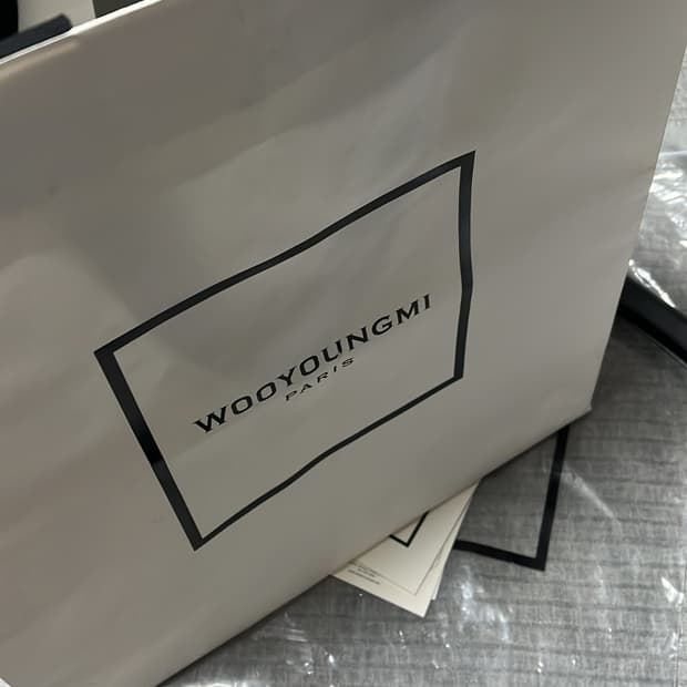 급처백화점판 풀구성 우영미 백로고셔츠