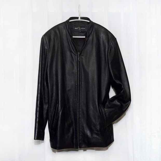 엘크 (ELK) 천연 양가죽 헨리넥 집업 싱글 라이더 자켓 (100)