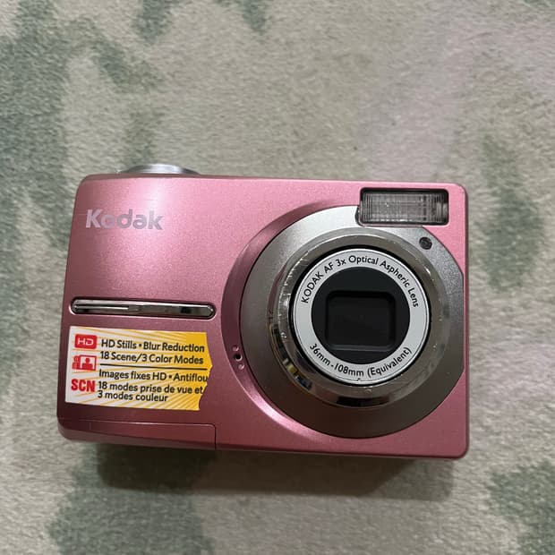 코닥 c913  로즈핑크 빈티지 카메라 디카