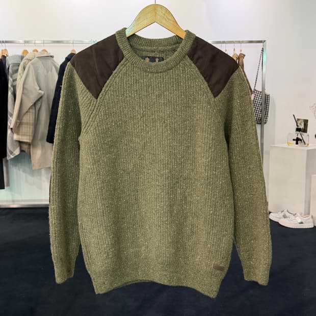 [M] 바버 울 Raisthorpe 니트 스웨터