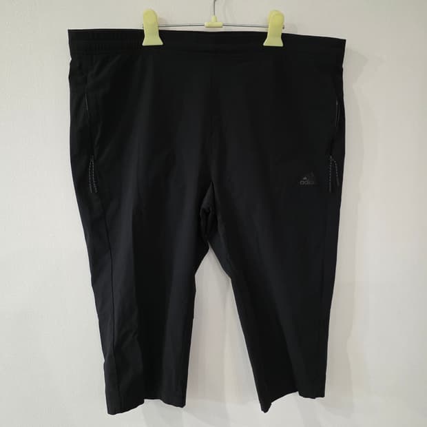 아디다스 블랙 7부 트레이닝 바지 105