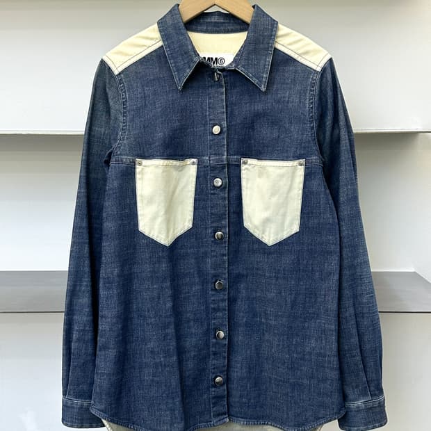 MM6 바이 메종 마르지엘라 15SS 투포켓 데님 셔츠