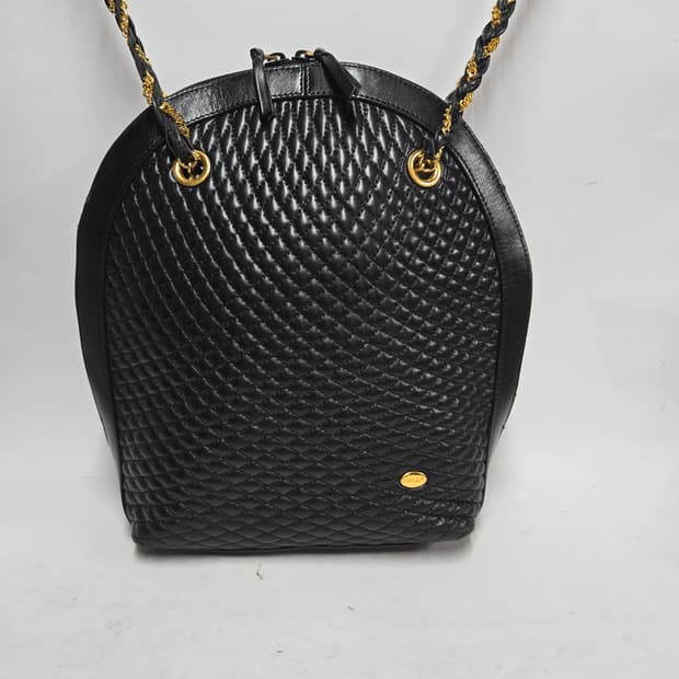 Bally 퀼팅 가죽 숄더백