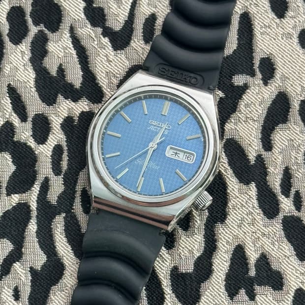 70s 빈티지 세이코 실버웨이브 액투스 희귀