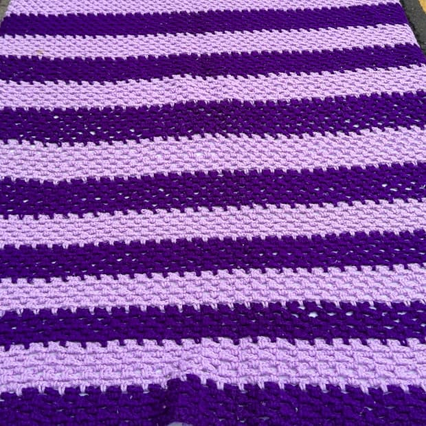 빈티지 소품 USA 크로셰 블랭킷