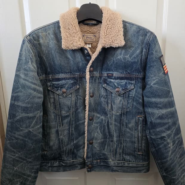 폴로 랄프로렌 쉐르파 데님 자켓 겨울 고윤정 자켓