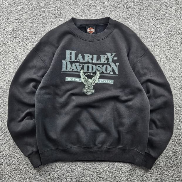 할리데이비슨 그랜드래피즈 미시건 맨투맨 스웻 셔츠 ( M )/ 10956