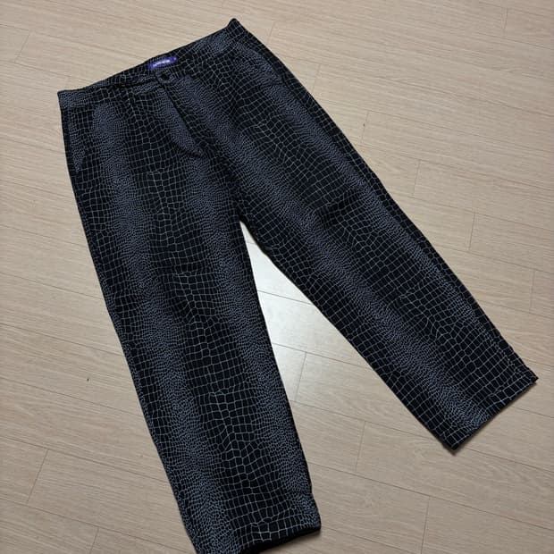 퍼킹어썸 스네이크 뱀피 코튼팬츠