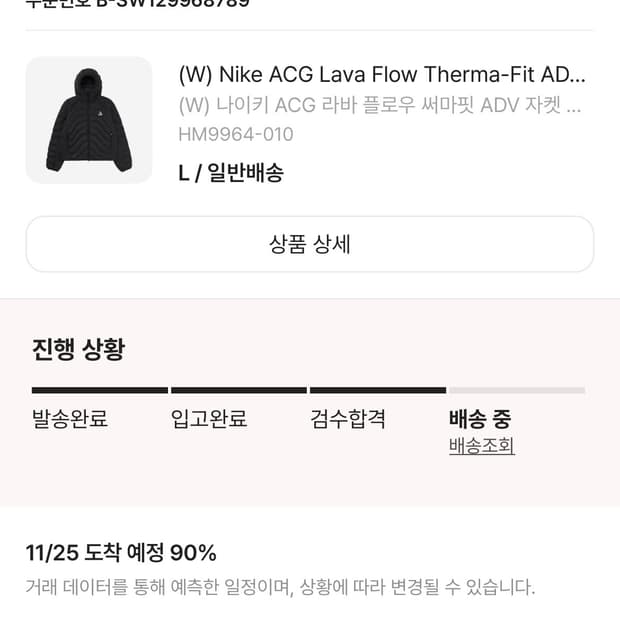 (W) 나이키 ACG 라바 플로우 써마핏 ADV 자켓 L 새상품