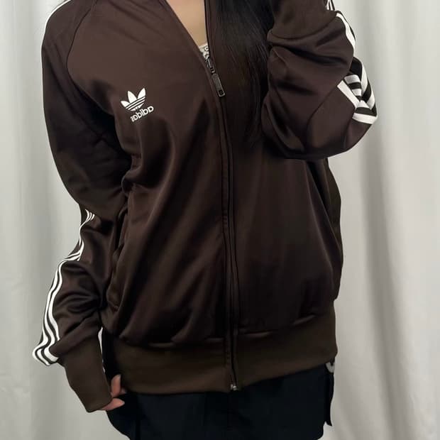 아디다스 브라운 슈퍼스타 져지