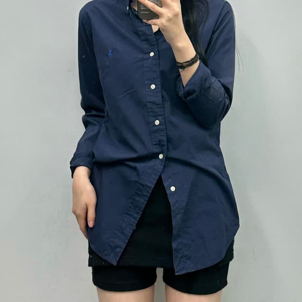 폴로 랄프로렌 네이비 옥스포드 셔츠