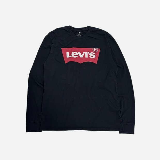 리바이스 배트윙 로고 롱슬리브 긴팔티셔츠