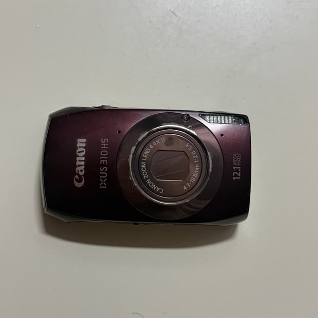 캐논 canon 익서스 ixus 310hs 브라운