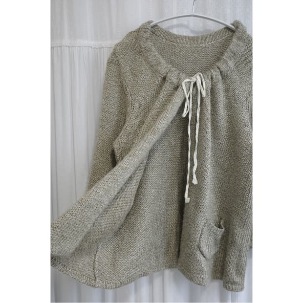String Ribbon Cardigan