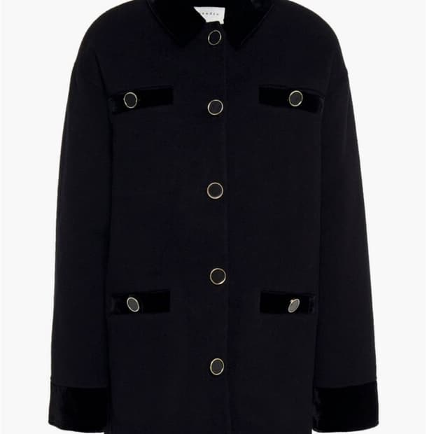 산드로 울 벨벳 자켓