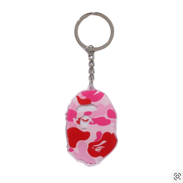 베이프 ABC 카모 에이프 헤드 키체인