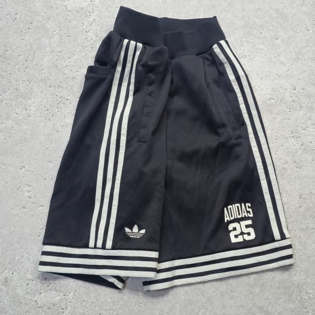 아디다스 삼선 단가라 트랙팬츠 져지 반 바지