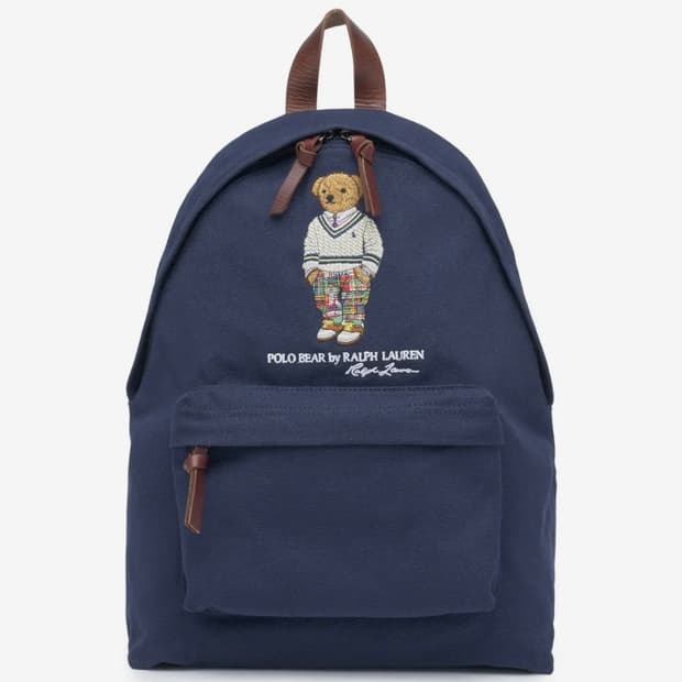 폴로 베어 캔버스 백팩