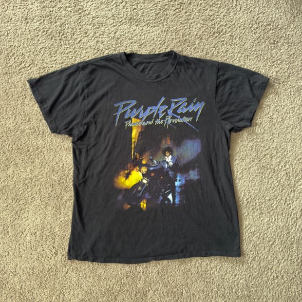 빈티지 프린스 퍼플레인 공식 티셔츠