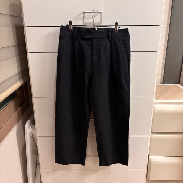 마가렛호웰 코튼 린넨 와이드 팬츠 L