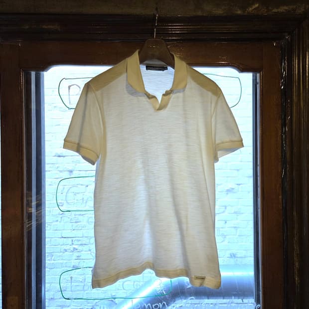 돌체앤가바나 오픈칼라넥 티셔츠 