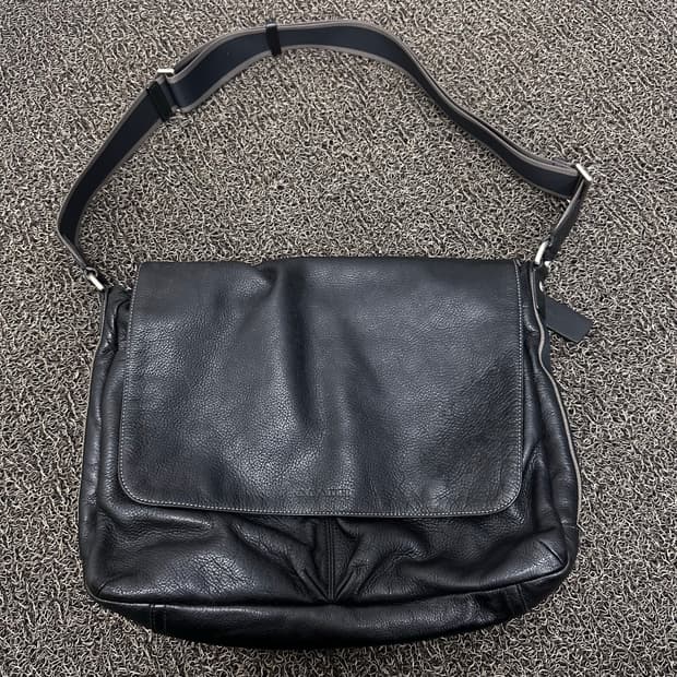 COACH 코치 남성 크로스백 가죽 가방 블랙