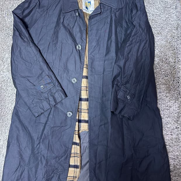 일제 긴자 트랜치코트 내피 포함 사이즈 105