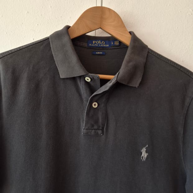 폴로랄프로렌 남성 챠콜PK반팔카라티셔츠 L사이즈