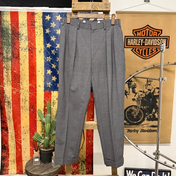 90s 폴로 랄프로렌 더블 플리츠 클래식 트라우져 슬랙스 투턱 N000