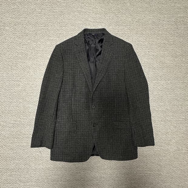 BROOKS BROTHERS check blazer jacket