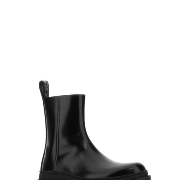 보테가 레더 앵클 부츠 IT43