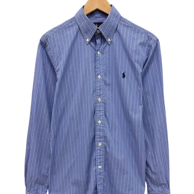 폴로 스트라이프 셔츠 블루 (M)