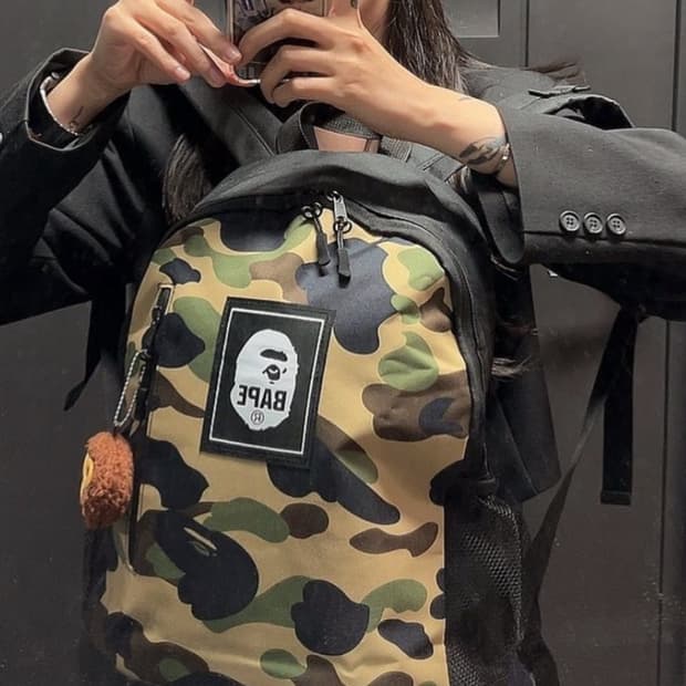 베이프 마일로 키링 + 백팩 가방 세트 새상품 정품