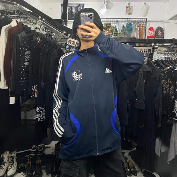 Adidas 메쉬 배색 디테일 져지