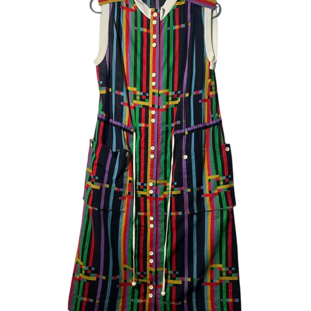 louis feraud 루이페로 멀티컬러 원피스