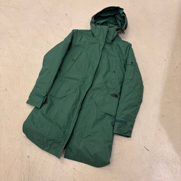 노스페이스 우먼 화이트라벨 그린 투인원 자켓