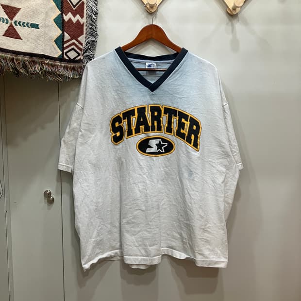 90s 미국생산 starter 스타터 자수 프린팅 티셔츠