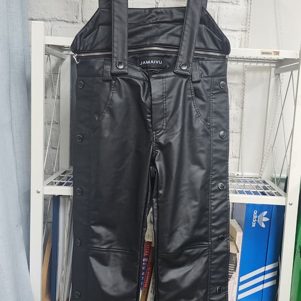 자메뷰 멜빵바지 28 페이크레드 멜빵팬츠 ML81