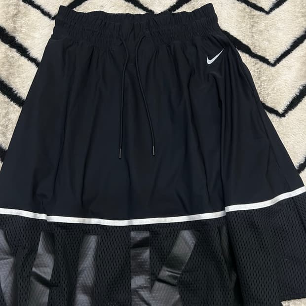[XL]나이키NSW 매쉬 스커트/블랙