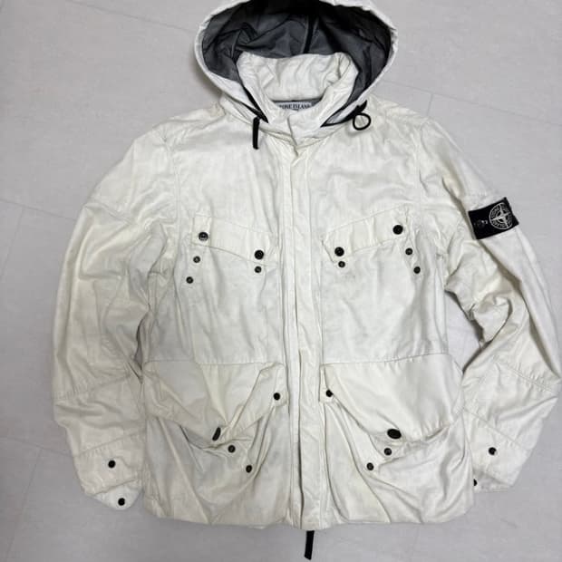 (초레어) 00's 스톤아일랜드 아카이브 Tyvek 화이트 자켓