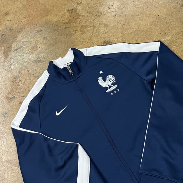 [정품/S] 나이키 프랑스 축구 국가대표팀 트랙탑 네이비 b10